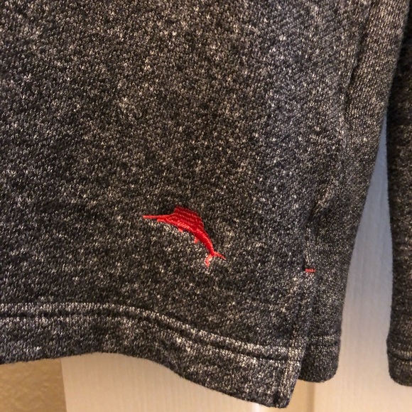 Tommy bahama sweatshirt size M grey black - Picture 2 of 4
